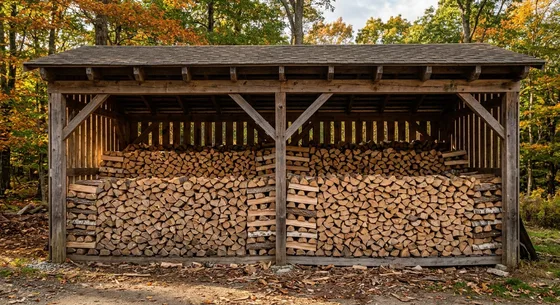 Укладка дров в Щербинке, проспект Яблоневая, 13